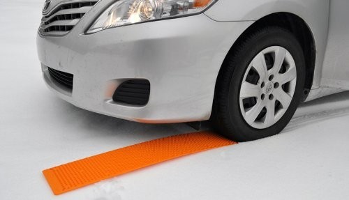 Orange Portable Tow Truck tire traction device for ice snow mud sand